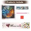Diamond Painting -DIY Round Drill Swirl(40x40cm)