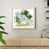 Lucky Rabbit - 14CT Stamped Cross Stitch 17*15cm/6.69*5.91in(Brand)