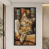 Book Cat-11CT Stamped Cross Stitch 40*70cm(Big Size) tapestrymarket