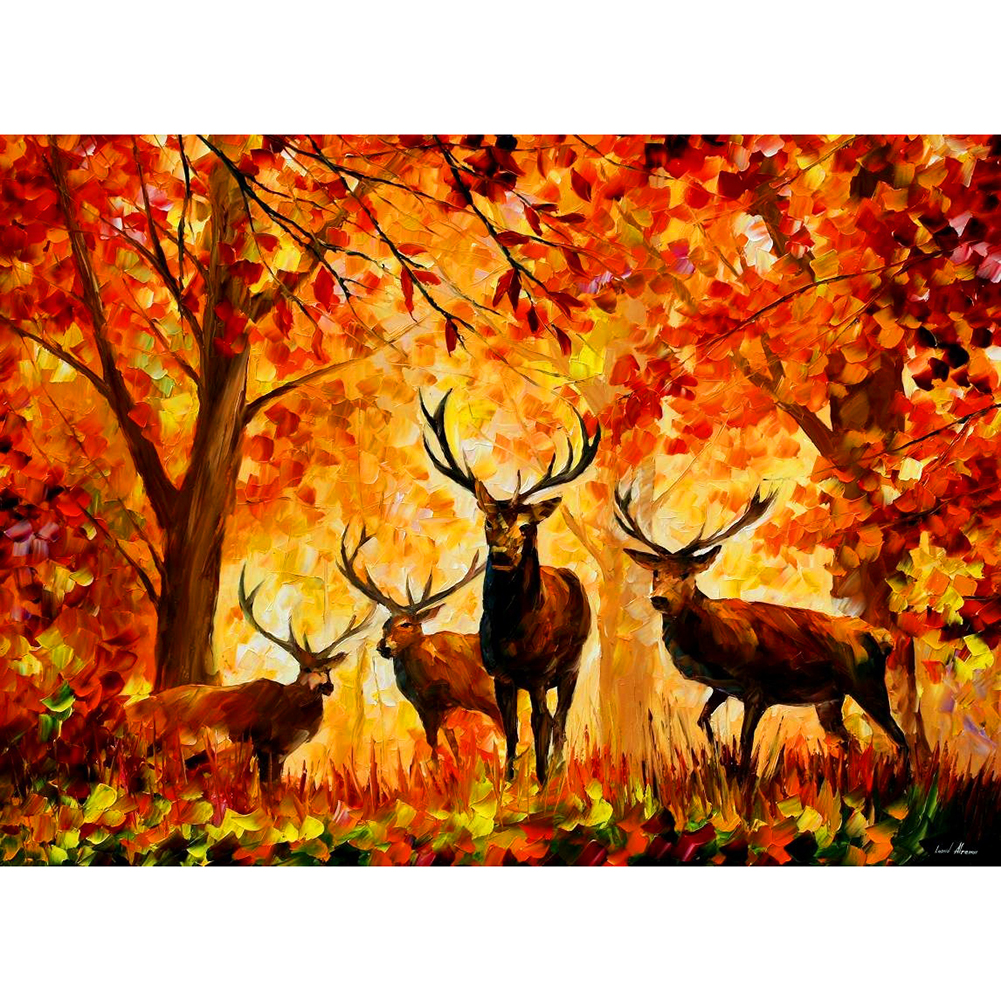 

Forest Deer - 1000 Pieces Jigsaw Puzzle, 501 Original