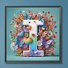 Butterfly Flower I 5D Partial Drill DIY Diamond Painting Kit 30*30cm