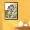Flower House-14CT Stamped Cross Stitch 30*40cm/11.81*15.75in