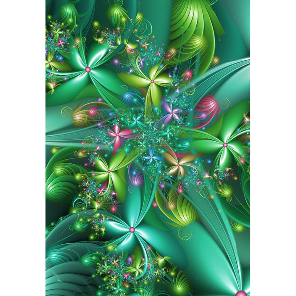 

40*30CM - Blooming Flower - Round Drill Diamond Painting, 501 Original