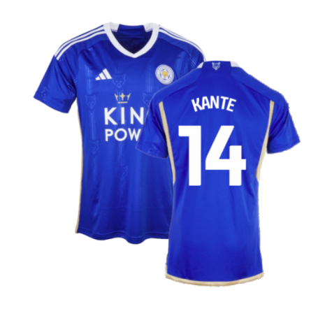 Leicester City N'Golo Kanté 14 Home Shirt Kit 2023-2024