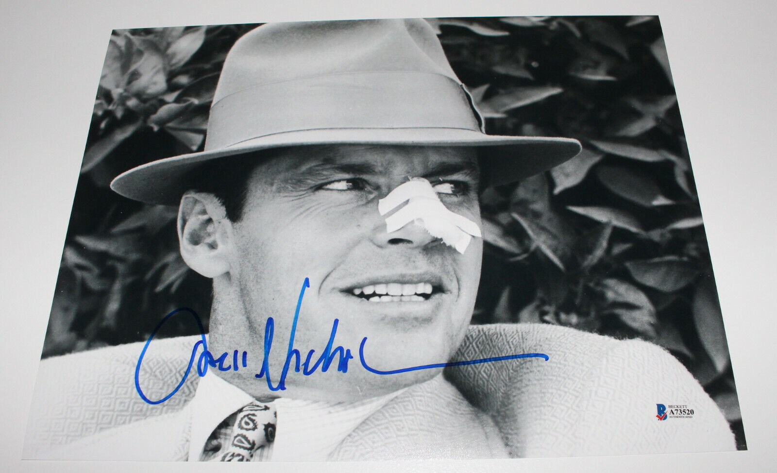 JACK NICHOLSON HAND SIGNED 'CHINATOWN' 11X14 Photo Poster painting BECKETT w/COA BAS PROOF