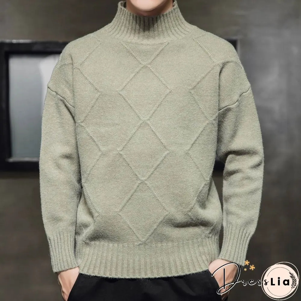 Half-neck Trend Sweater Men's Sweater