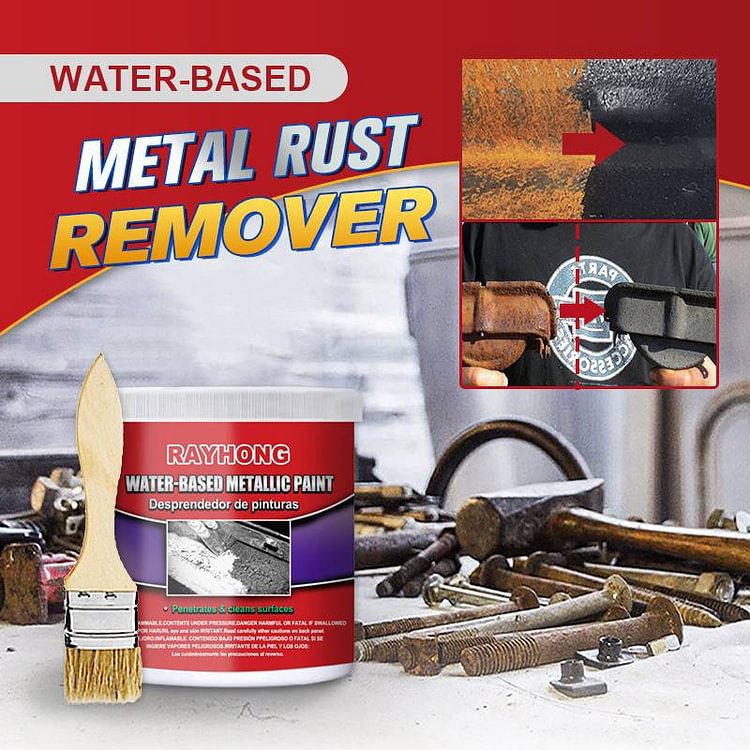 ✨BUY 2 GET 1 FREE✨Water-based Metal Rust Remover