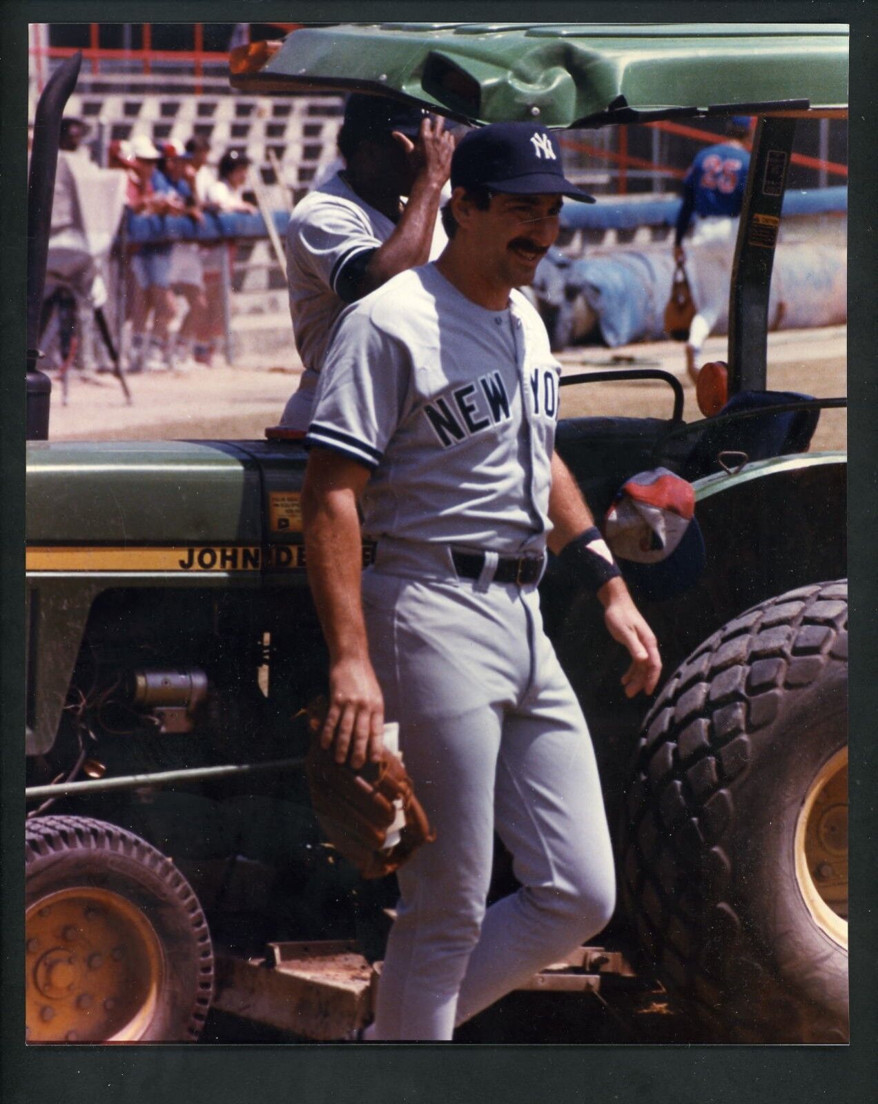 Dale Berra 1985 Original 8 x 10 Photo Poster painting New York Yankees