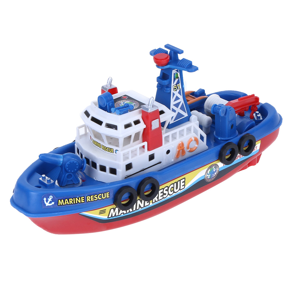 

Kids Electric Ship Fire Boat Water Spray Music Sound Light Educational Toys, 501 Original