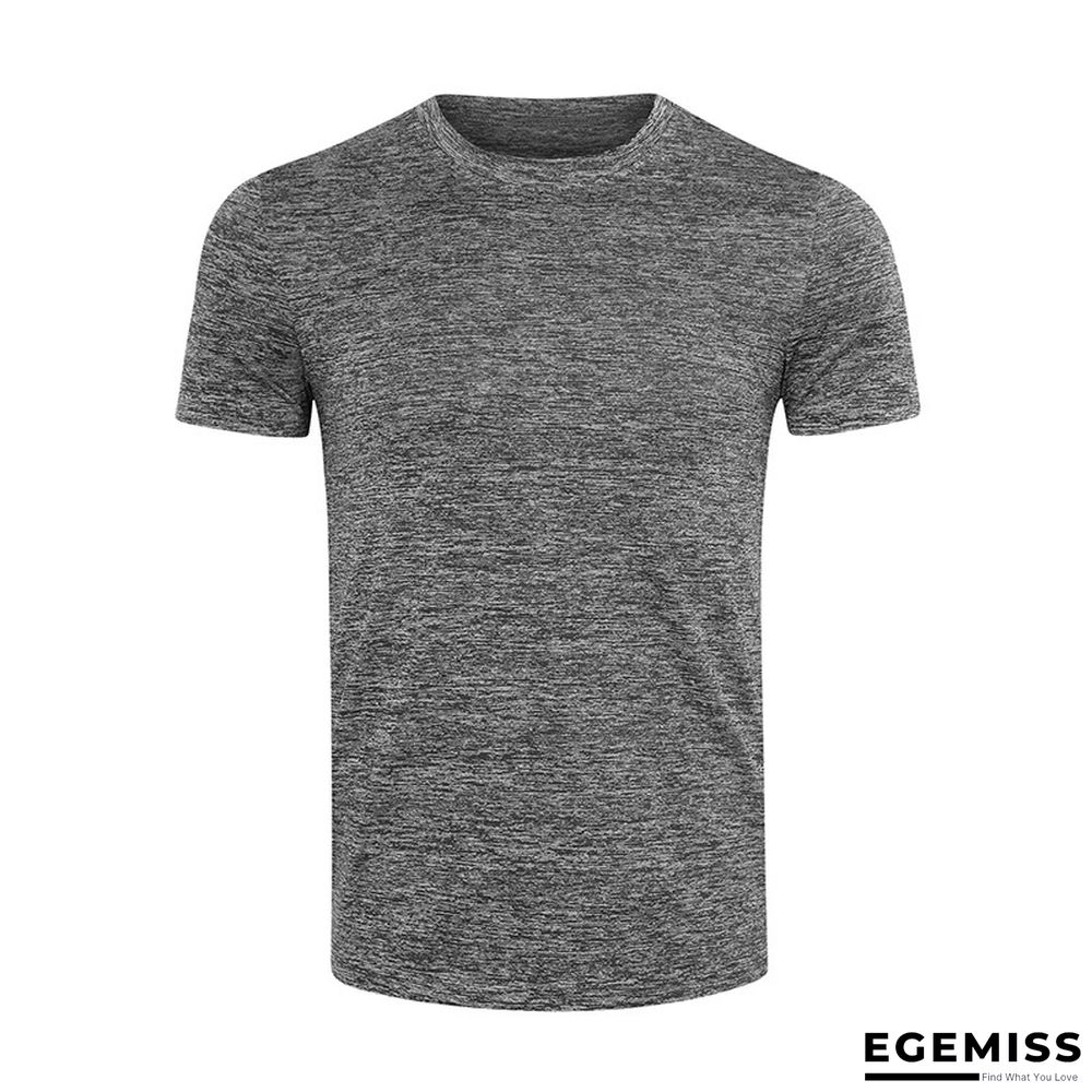 Summer Short-sleeved Men's T-shirt Sport Quick Dry Shirt with Round Neck | EGEMISS