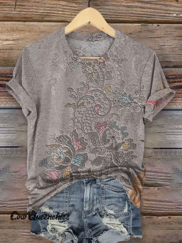 Vintage Art Print T-Shirt