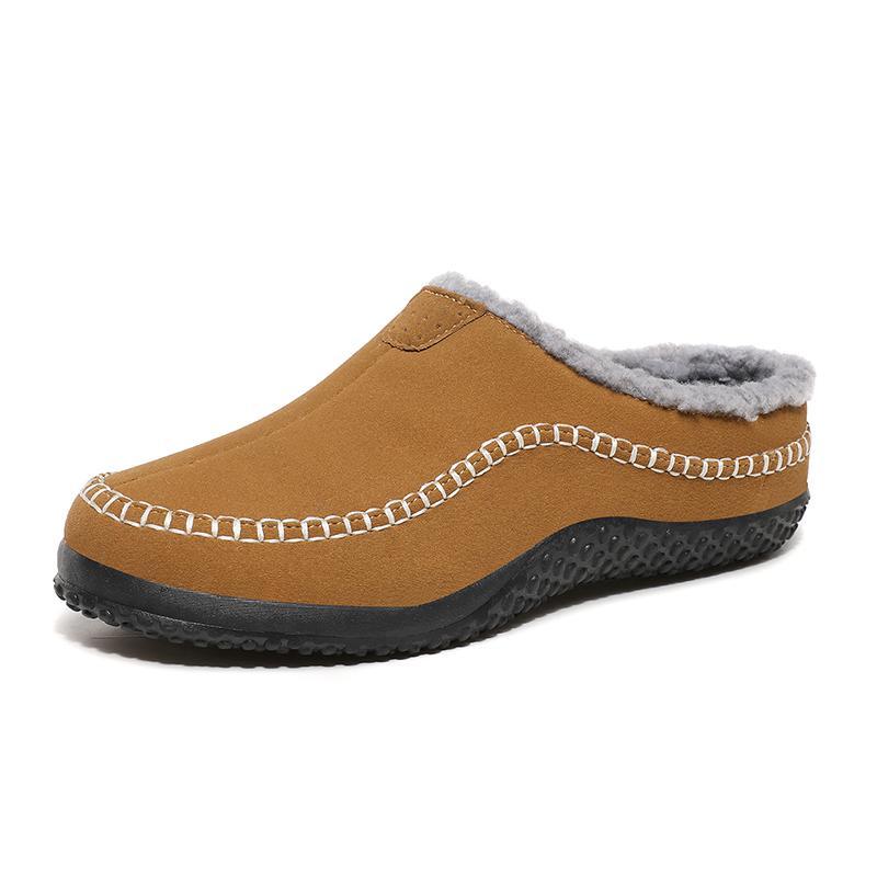 Dacomfy men's non-slip casual warm slippers 