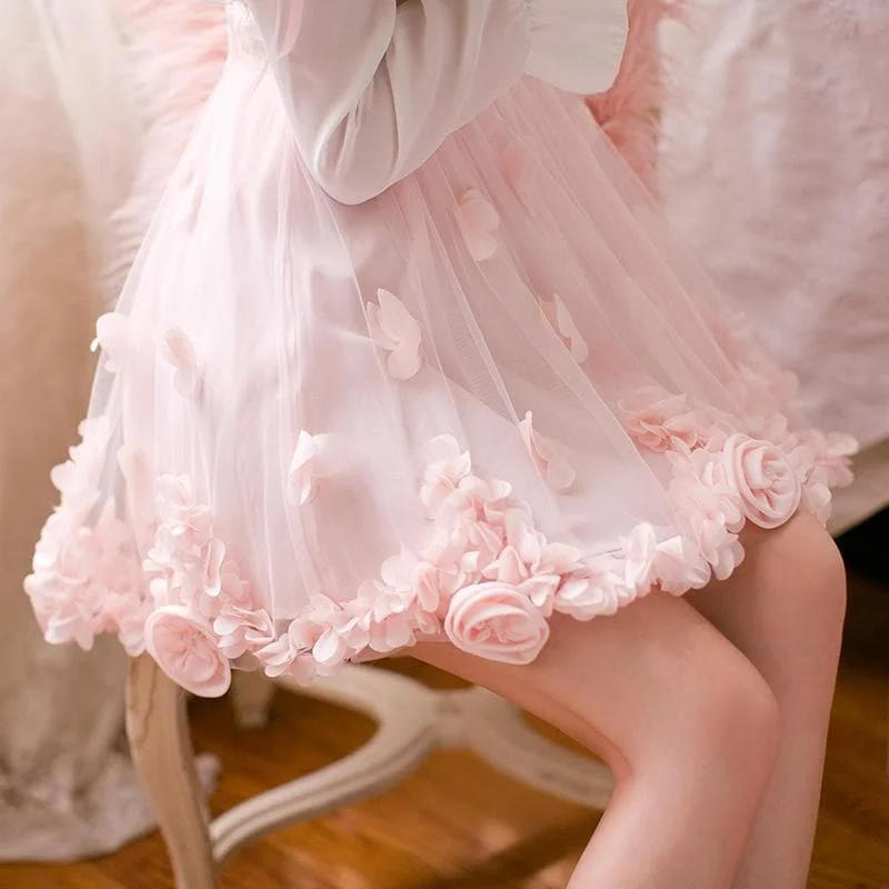 Pink Rosy Ruffle Fairy Dress SP1710545