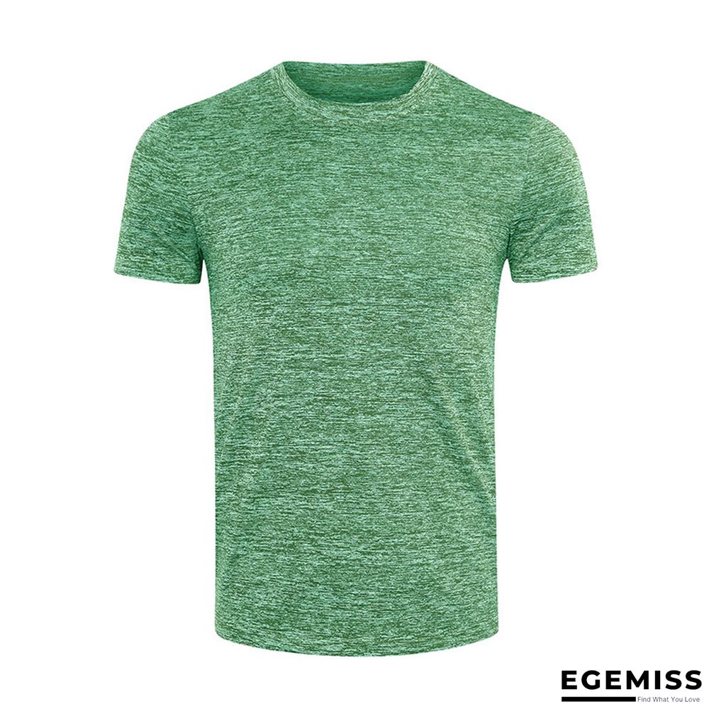 Summer Short-sleeved Men's T-shirt Sport Quick Dry Shirt with Round Neck | EGEMISS