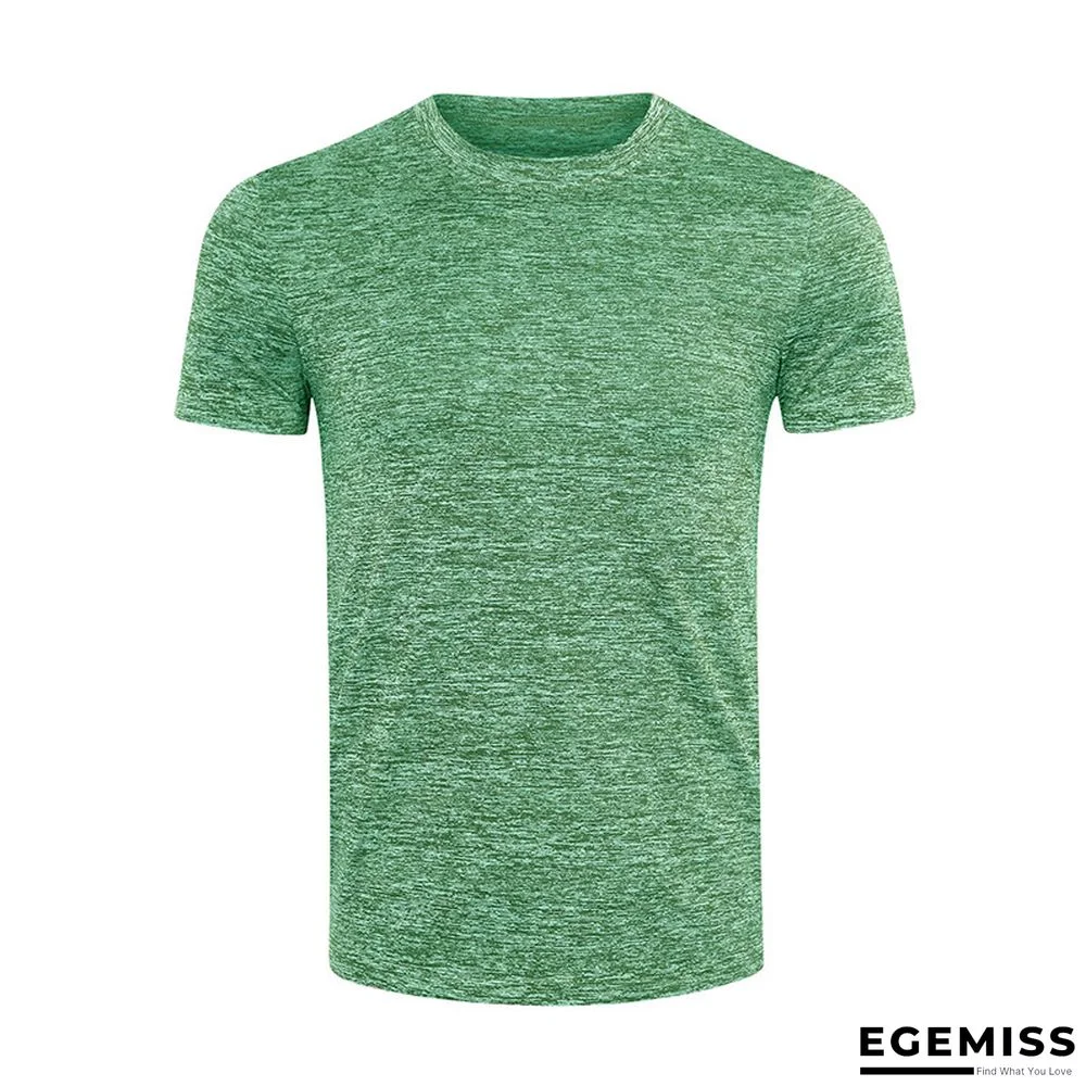 Summer Short-sleeved Men's T-shirt Sport Quick Dry Shirt with Round Neck | EGEMISS