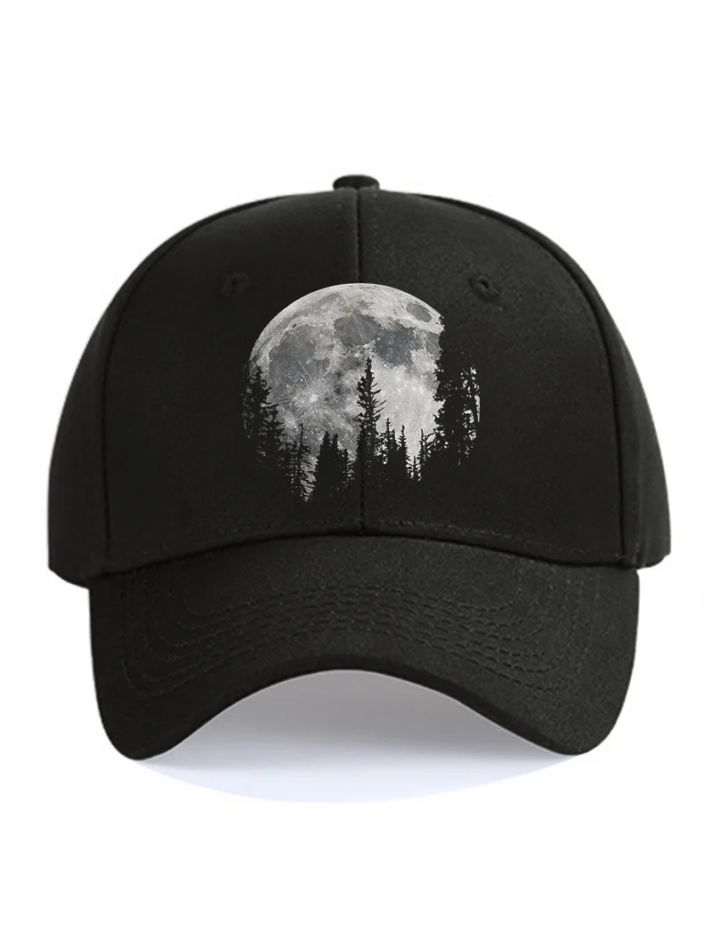 Forest Night Printed Baseball Cap in  mildstyles
