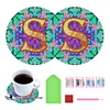 2 Stück Alphabet – 5D-Untersetzer Zum Selbermachen