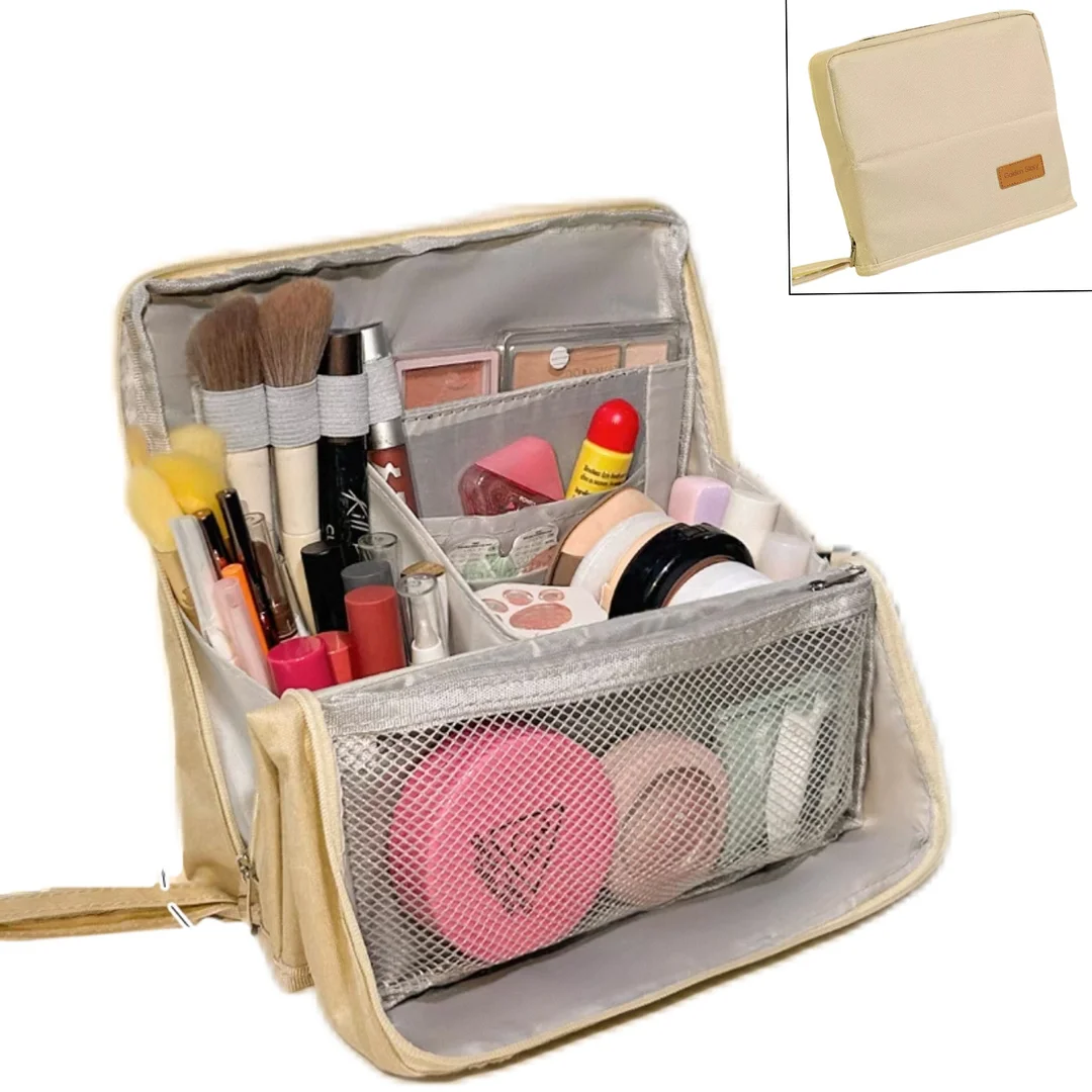 Standing Makeup Bag &ndash; Portable, Large Capacity