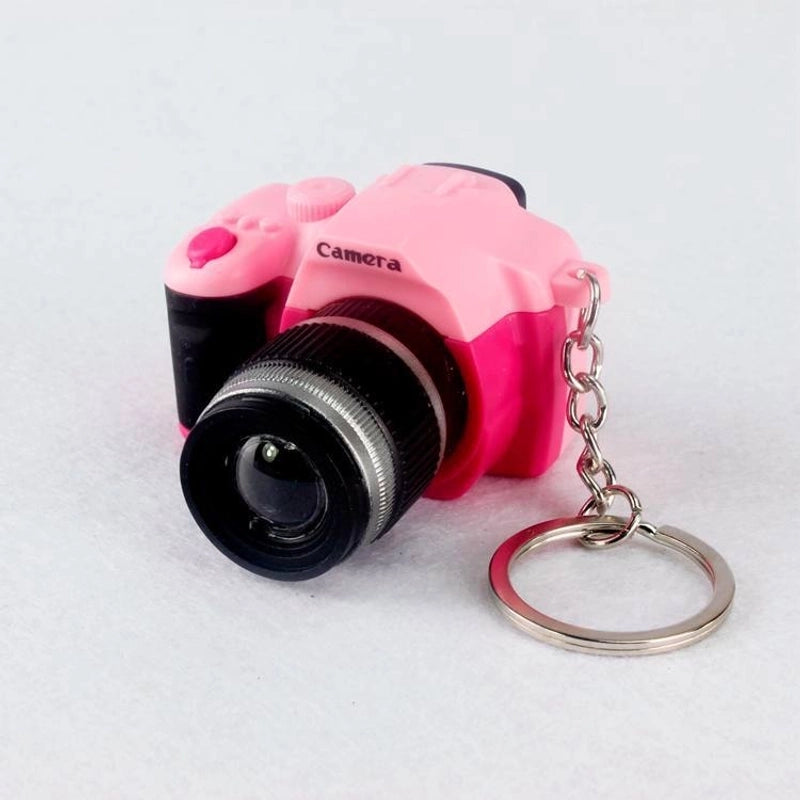 Fashion Camera Plastic Metal Unisex Bag Pendant Keychain