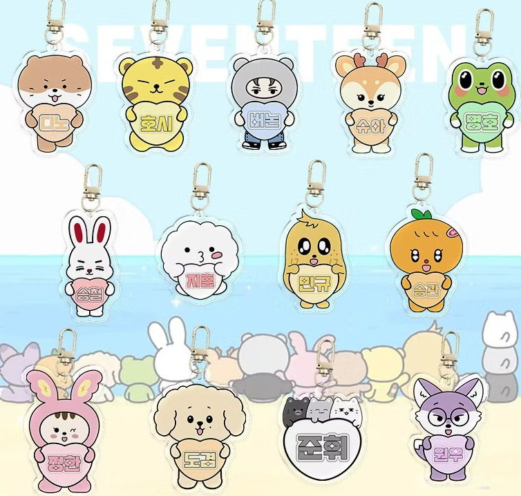SEVENTEEN Miniteen Acrylic Keychain officialsvtshop