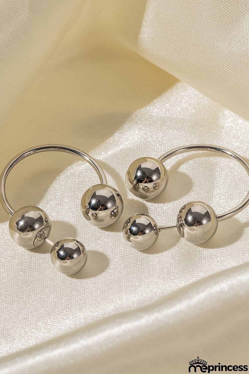 Stainless Steel Ball Earrings