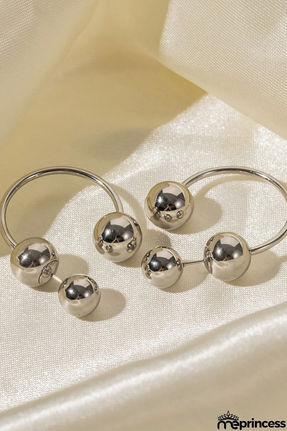 Stainless Steel Ball Earrings