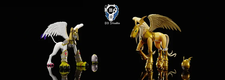 [Pre-Order]Pegasmon & Nefertimon - Digimon Resin Statue - D3 Studios