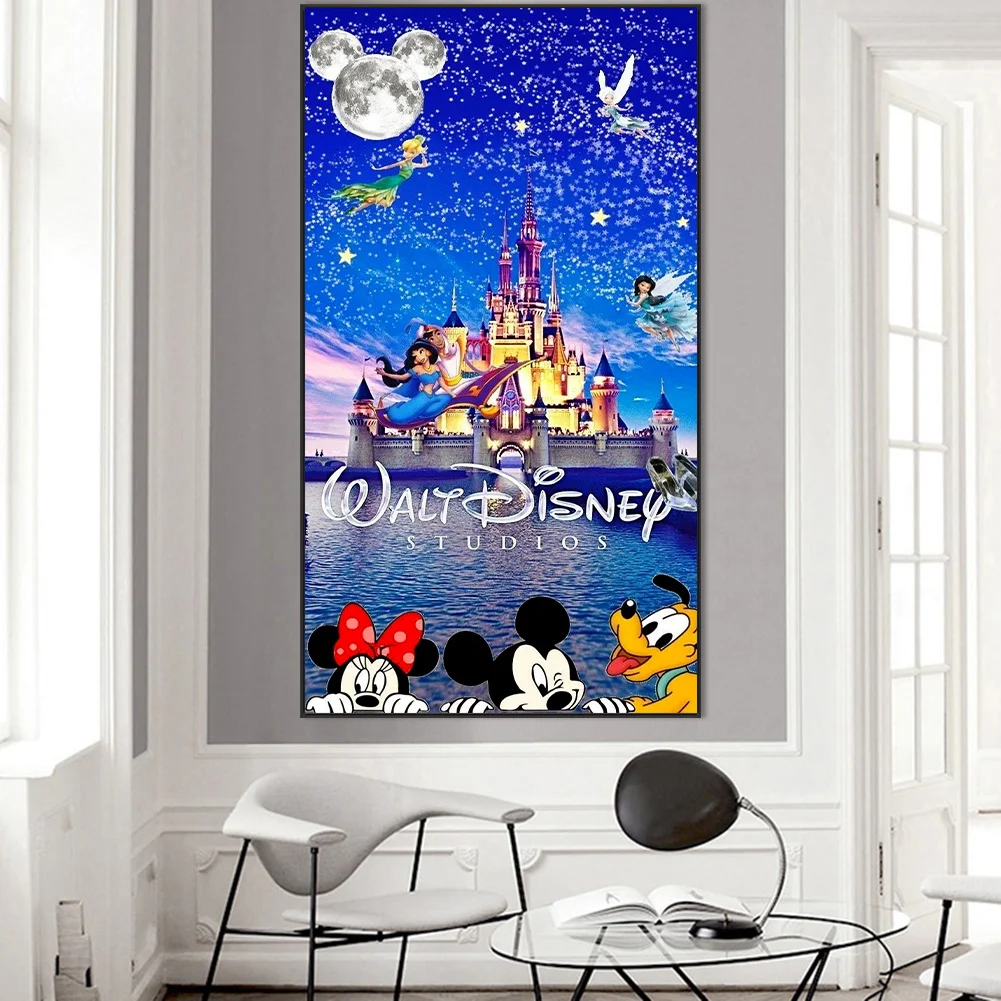Diamond Painting - Full Round Drill - Disneyland Mickey Mouse(Canvas|50*80cm)