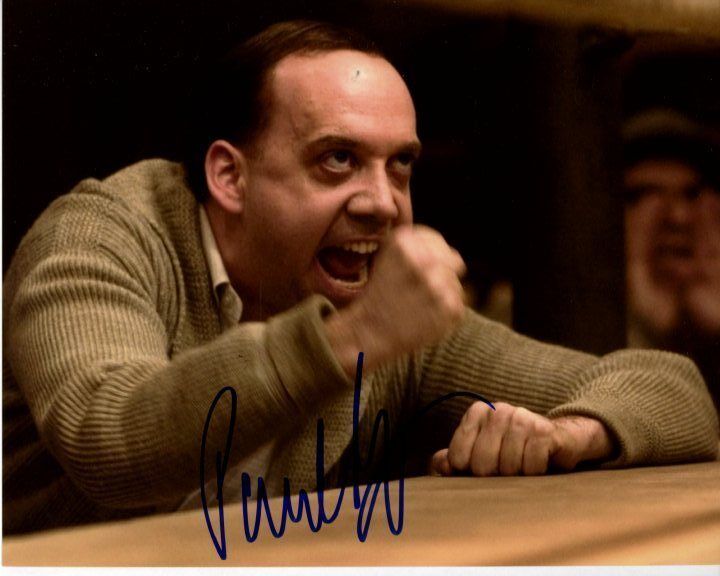 PAUL GIAMATTI Signed Autographed CINDERELLA MAN JOE GOULD Photo Poster painting