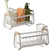 Sink Caddy Organizer & High Brush Holder Kitchen Bathroom Sponge Holder Basket