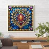 Diamond Painting -DIY Full Round Drill Stained Glass Flower(40*40 CM)