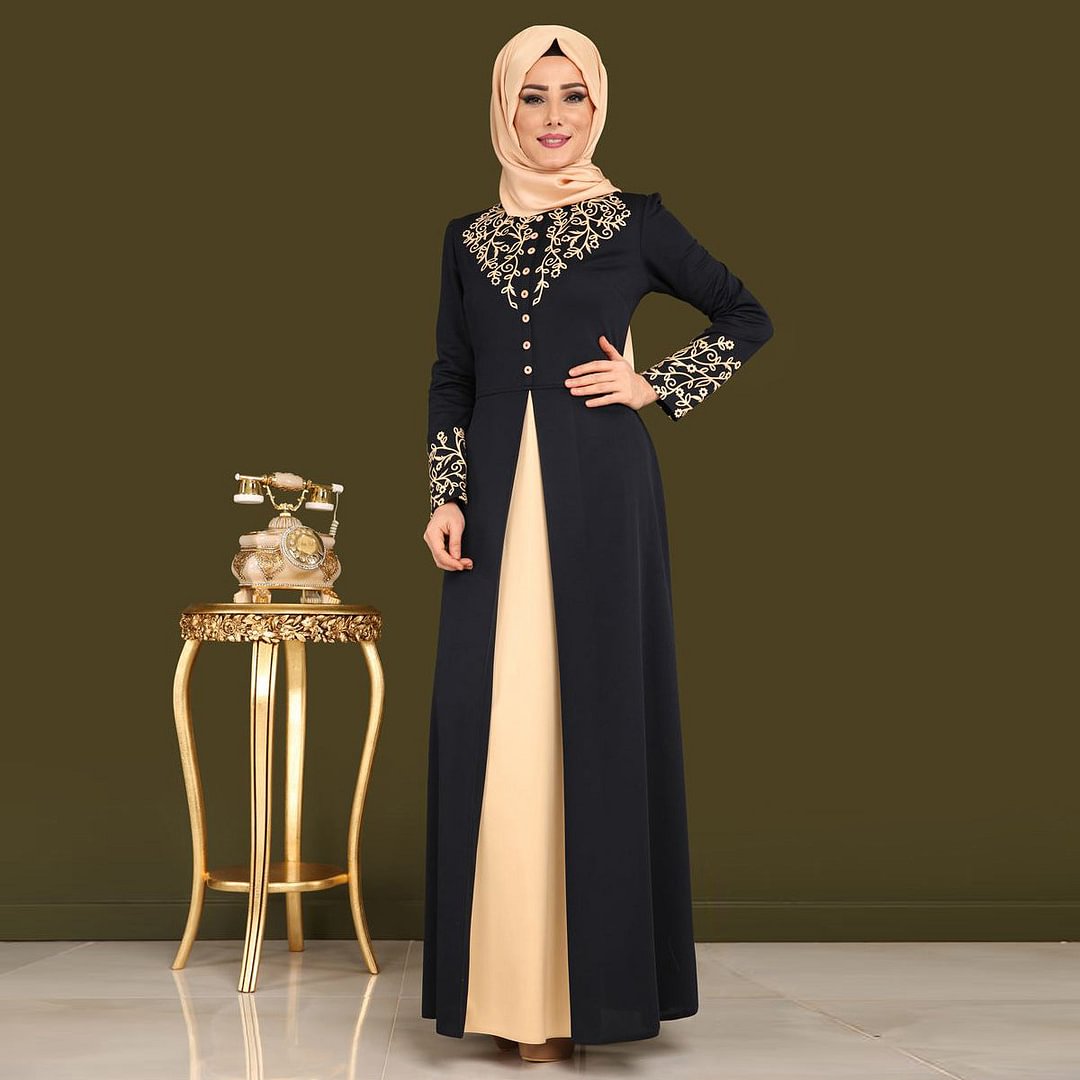 Women's Muslim Bronzing Dress