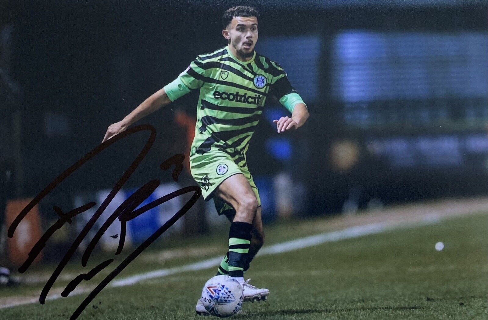 Dom Bernard Genuine Hand Signed Forest Green Rovers 6X4 Photo Poster painting 2