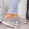 Gioiacombo&trade; Scarpe casual stile britannico con cerniera moda donna