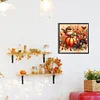 Diamond Painting-DIY Round Part AB Drill Pumpkin Bird(35*35CM)