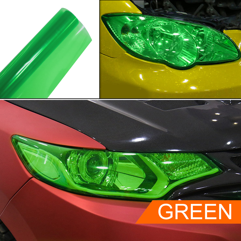 

Car Auto Headlight Taillight Tint Film PET Tinting Sticker, Green, 501 Original