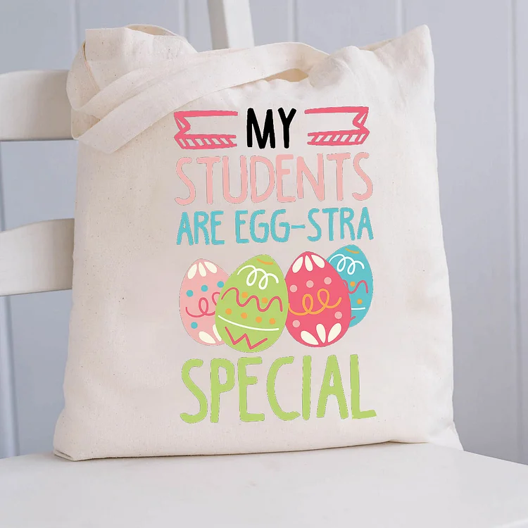 Pupiloves  My Students Are Egg-Stra Special Tote Bag