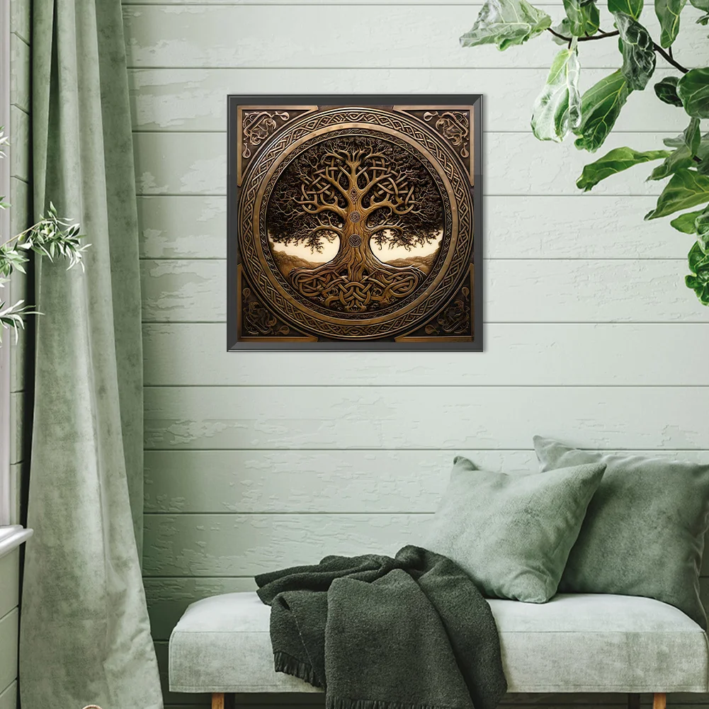 Diamond Painting - Full Round Drill - Tree of Life(Canvas|40*40cm)