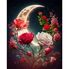 Rose Under Moon-11CT Stamped Cross Stitch 40*50cm tapestrymarket