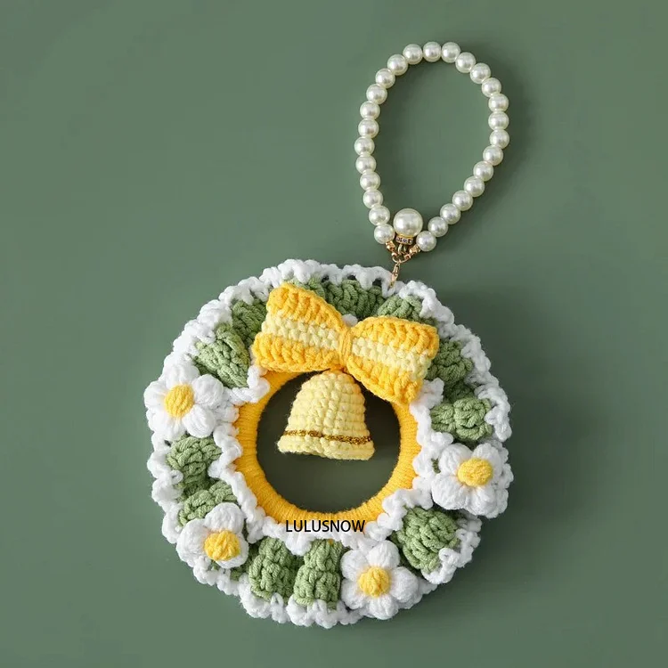 Lulusnow Handmade Green Small Lily Of The Valley Flower Bell Orchid Car Gift/Plant Lover Gift Car Hanging Decoration