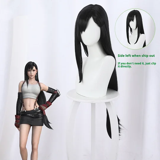 [Wetrose] Final Fantasy Tifa Lockhart SR Cosplay Costume Game Suit Wig Eardrop Full Set