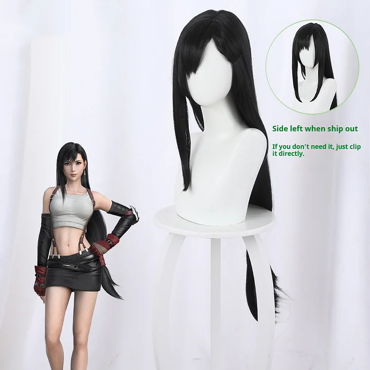 【Wetrose】Final Fantasy Tifa Lockhart SR Cosplay Costume Game Suit Wig Eardrop Full Set