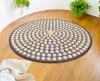 Solid wood foot massage mat foot acupoint meridian super jogging acupressure board