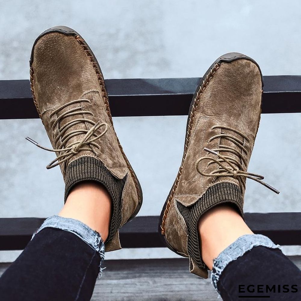 Men Casual Shoes High Top Boots Shoes Fashion Outdoor Army Travel Botas Hombre Sock Man Brithsh Sneaker | EGEMISS