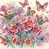 4Pack Flower-Crystal Rhinestone Diamond Painting(30x30cm)