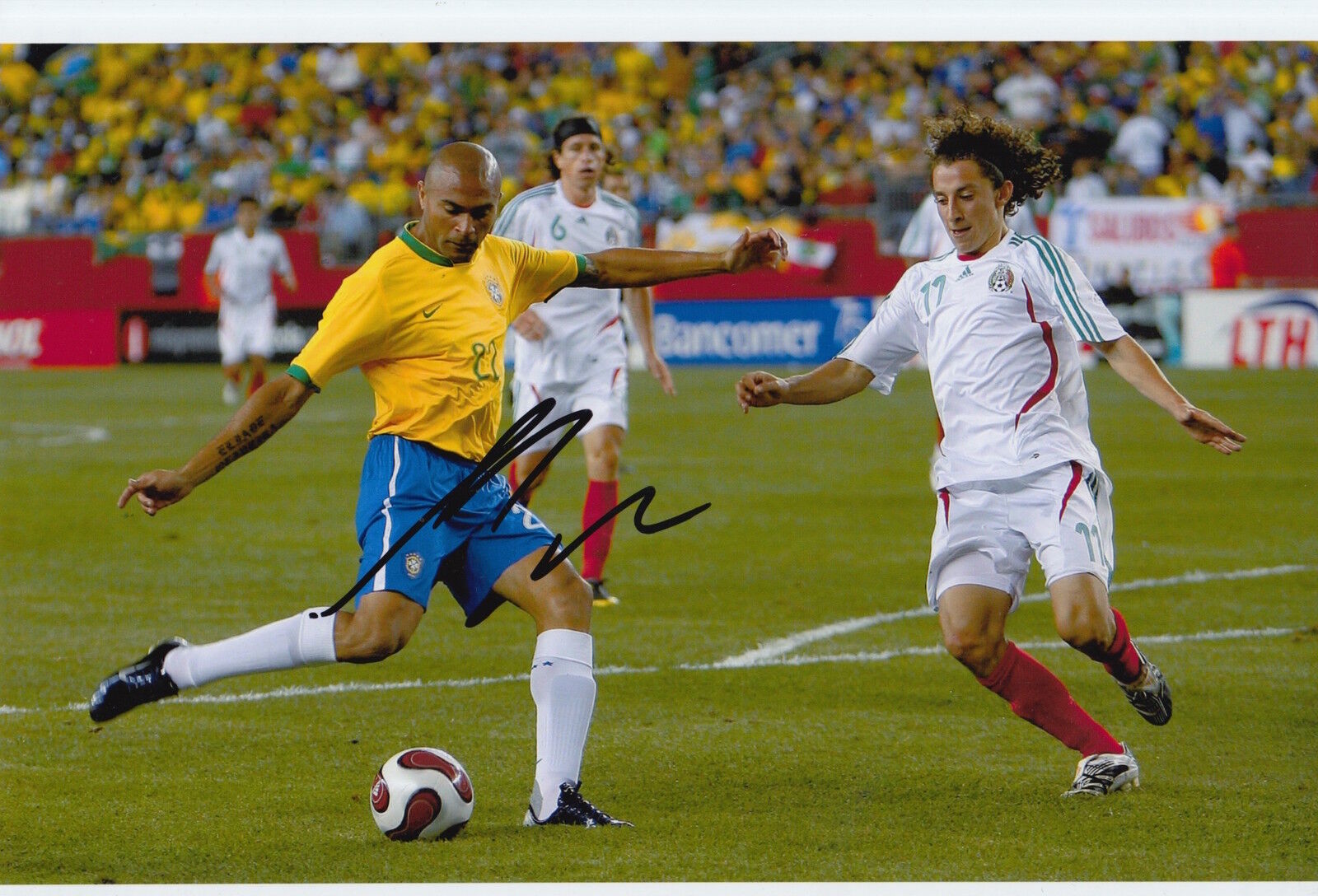 BRAZIL HAND SIGNED AFONSO ALVES 12X8 Photo Poster painting.