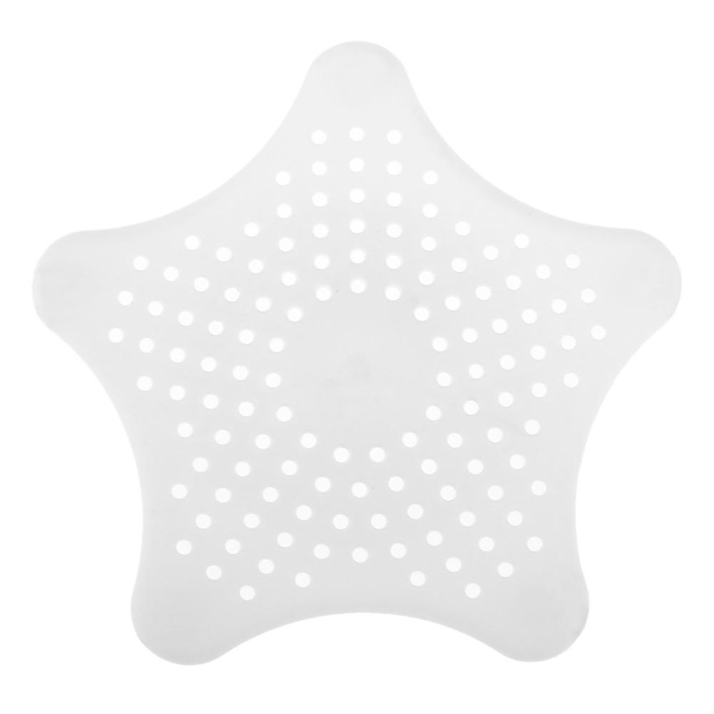 

Sea Star Soft Pvc Kitchen Cleaner Sink Filter Sewer Drain Strainers, White, 501 Original