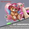 Valentine Day 2D Flat DIY Diamond Art Pendant Diamond Painting Crafts Set (Bear)