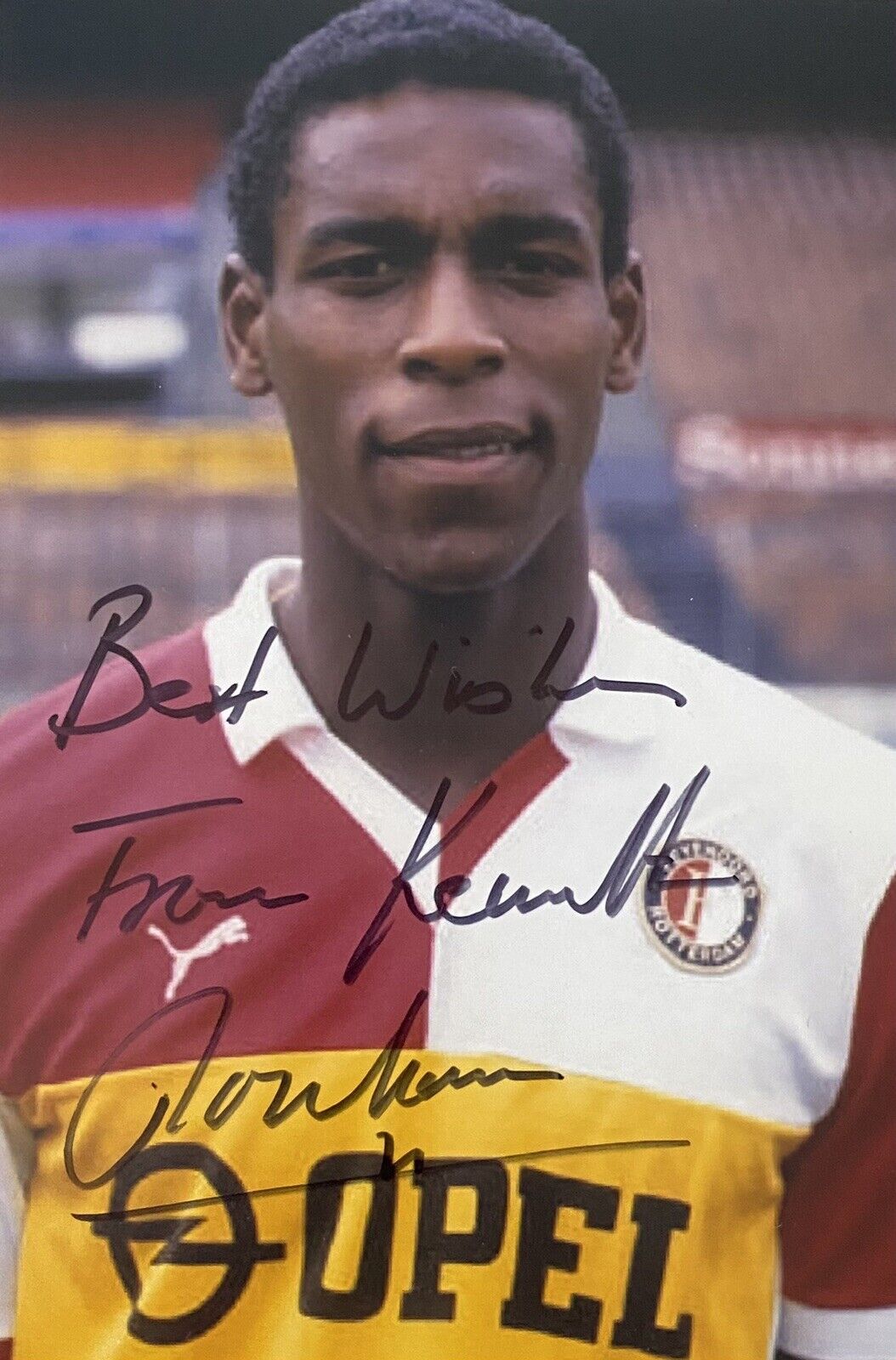 Ken Monkou Genuine Hand Signed Feyenoord 6X4 Photo Poster painting