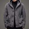Winter Reversible Sherpa Lapel Thickened Warm Jacket